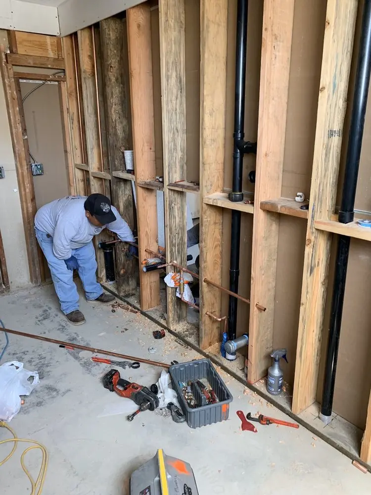 Commercial rough-in plumbing for Trenchless Sewer Repair in Bowers Landing
